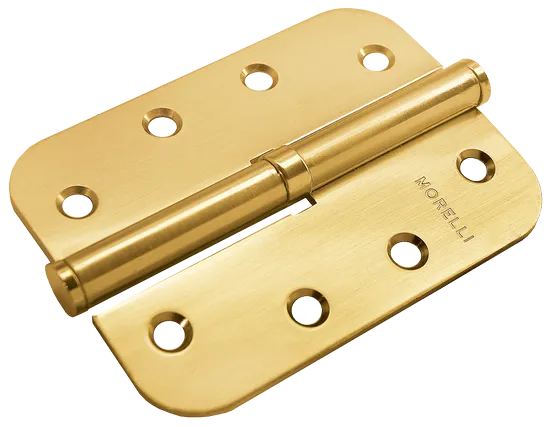 Петля карточная разъемная MSND-C 100X70X2.5 SG R с подшипником стальная левая, врезная, цвет матовое золото фото купить Курск
