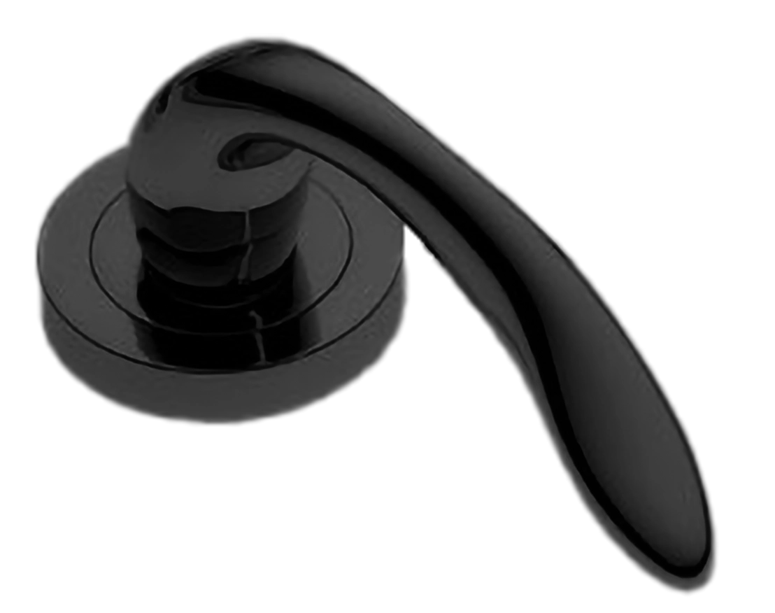 Ручка оконная LEON W1 NERO, цвет - черный фото купить Курск