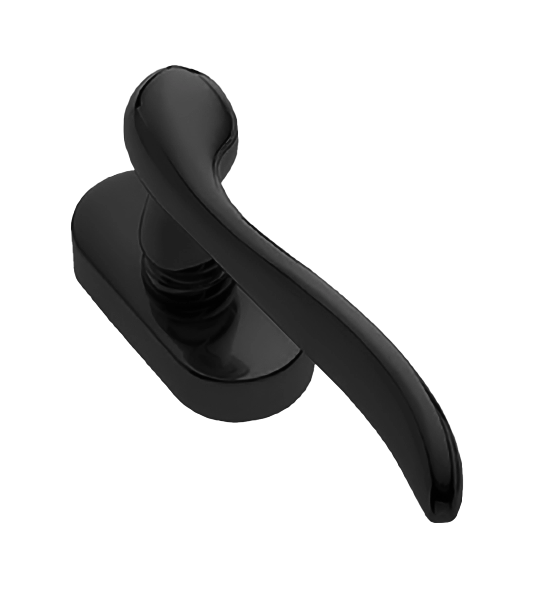 Ручка оконная TOSCANA W1 NERO, цвет - черный фото купить Курск