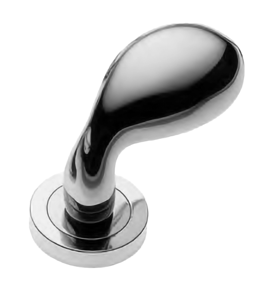 Ручка дверная AIR-2 R2 CRO раздельная на круглой розетке, цвет - хром фото купить Курск