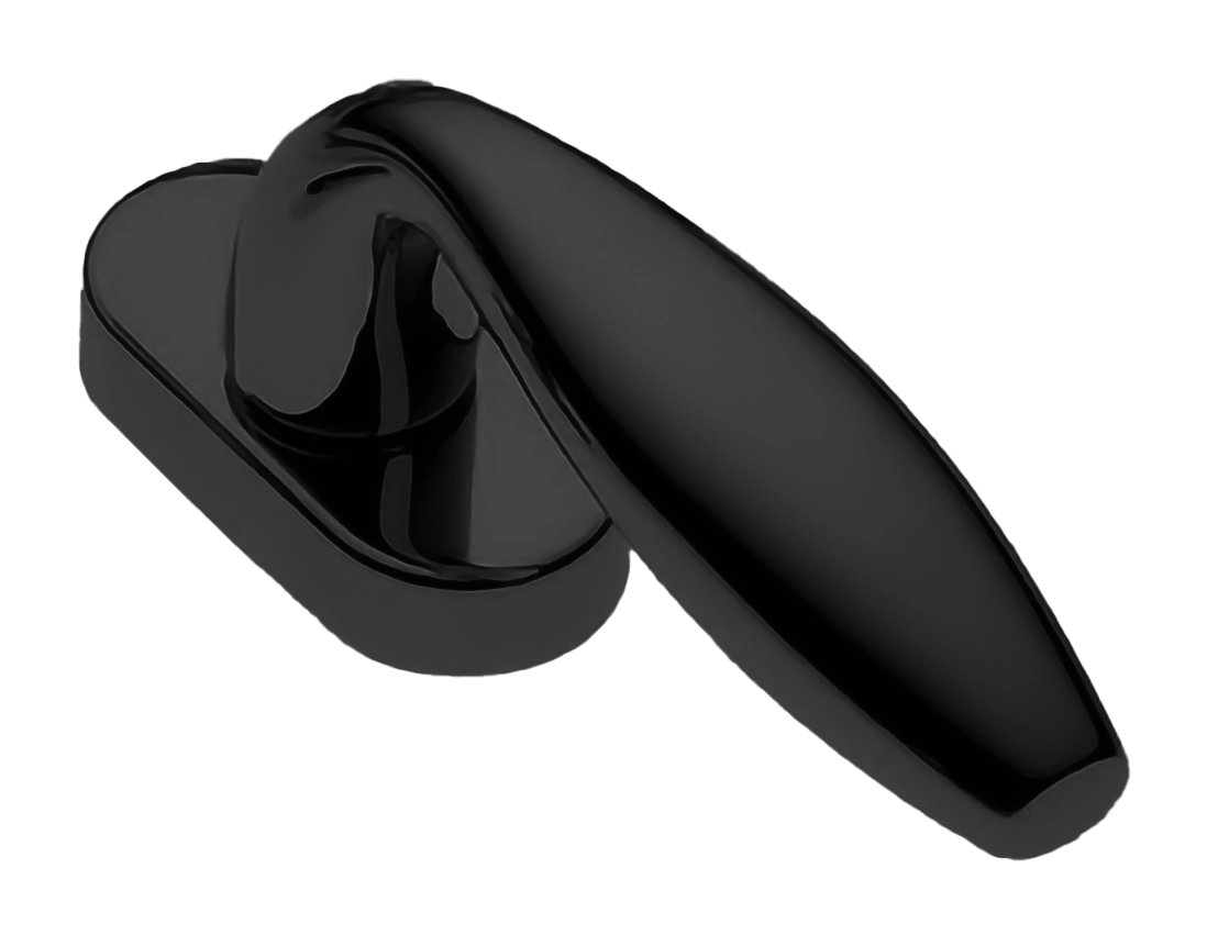 Ручка оконная SIENA W1 NERO, цвет - черный фото купить Курск