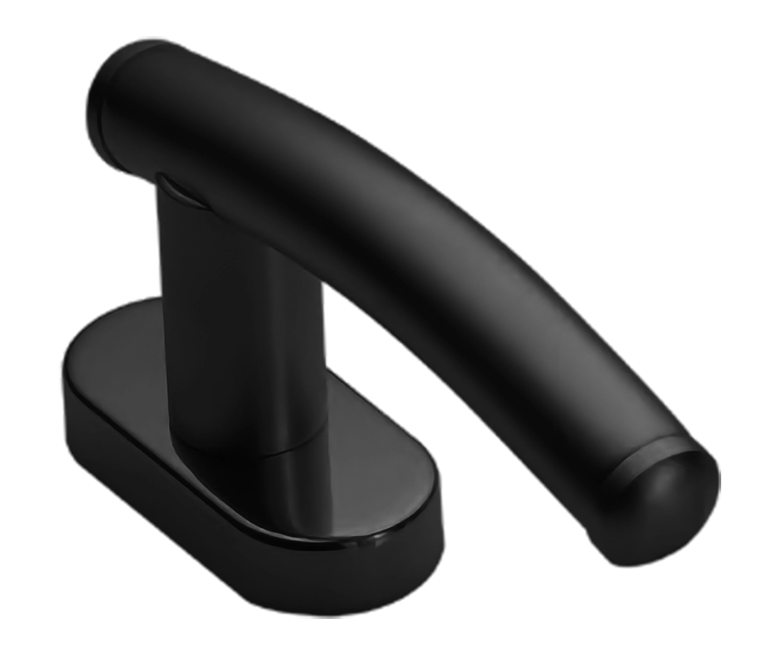 Ручка оконная LUNA W1 NERO, цвет - черный фото купить Курск