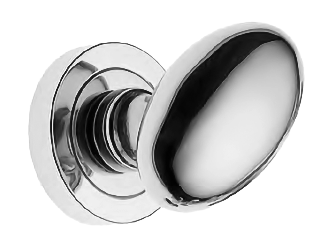 Поворотный кноб ART.440 CRO на круглой розетке с накладкой, цвет - хром фото купить Курск