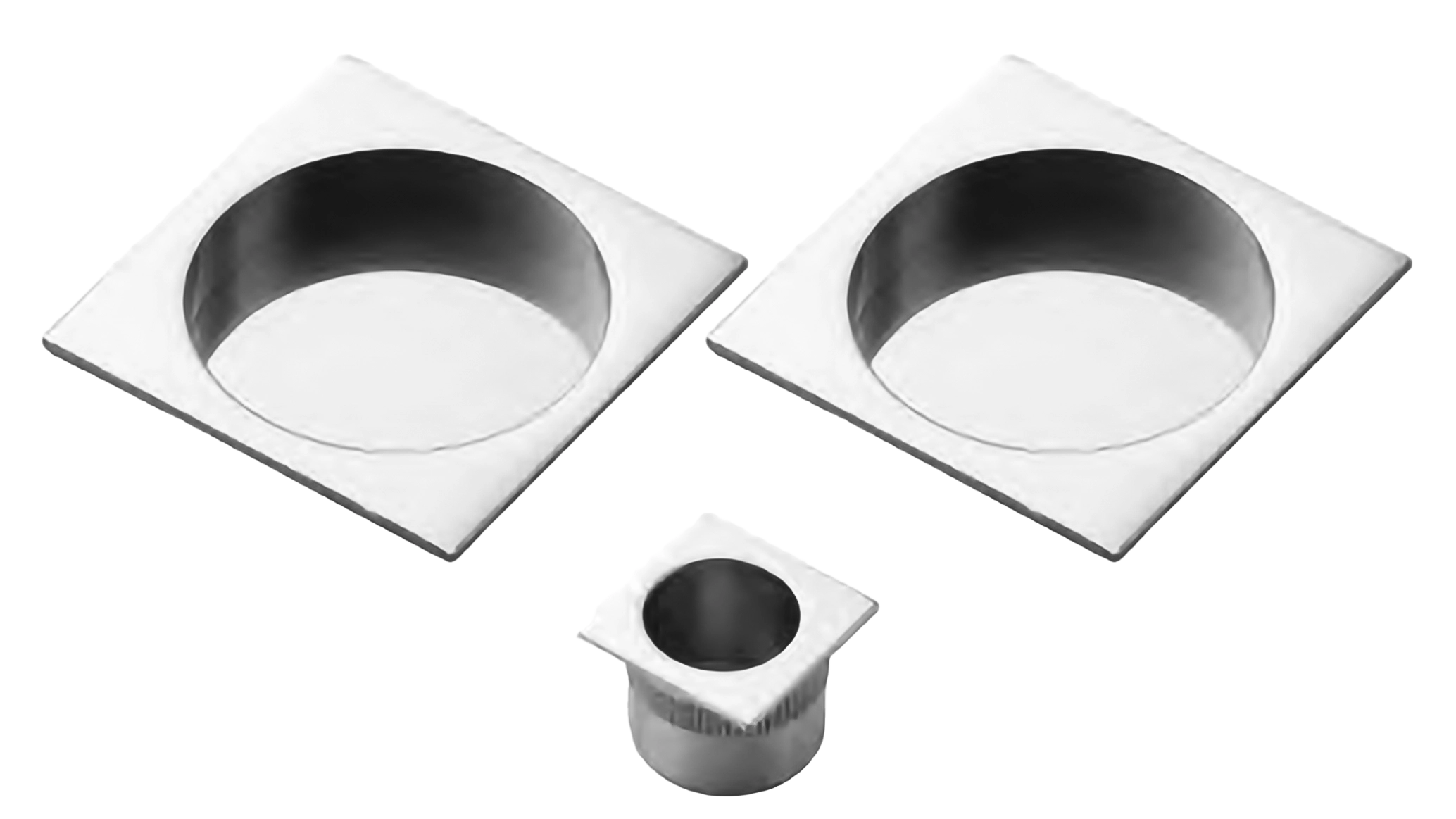 Ручка для раздвижной двери ART.54A/Q CRO с пальчиковой ручкой, цвет - хром фото купить Курск