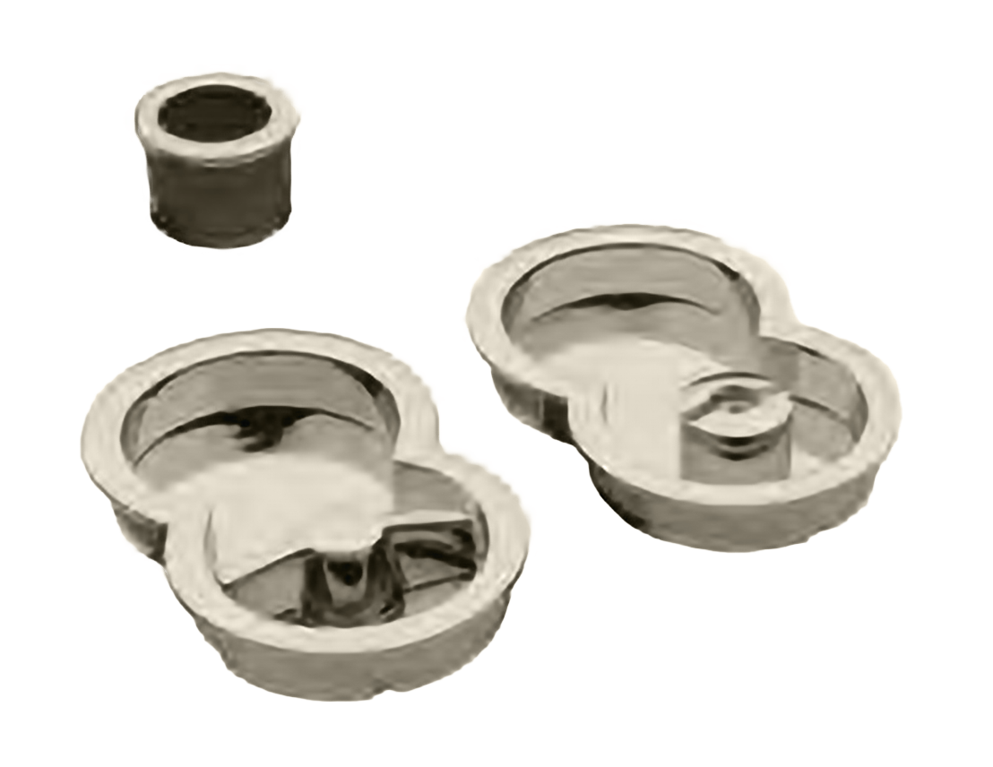 Комплект ручек INFINITY ART.85/A NIS с заверткой для раздвижной двери с торцевой ручкой, цвет - матовый никель фото купить Курск