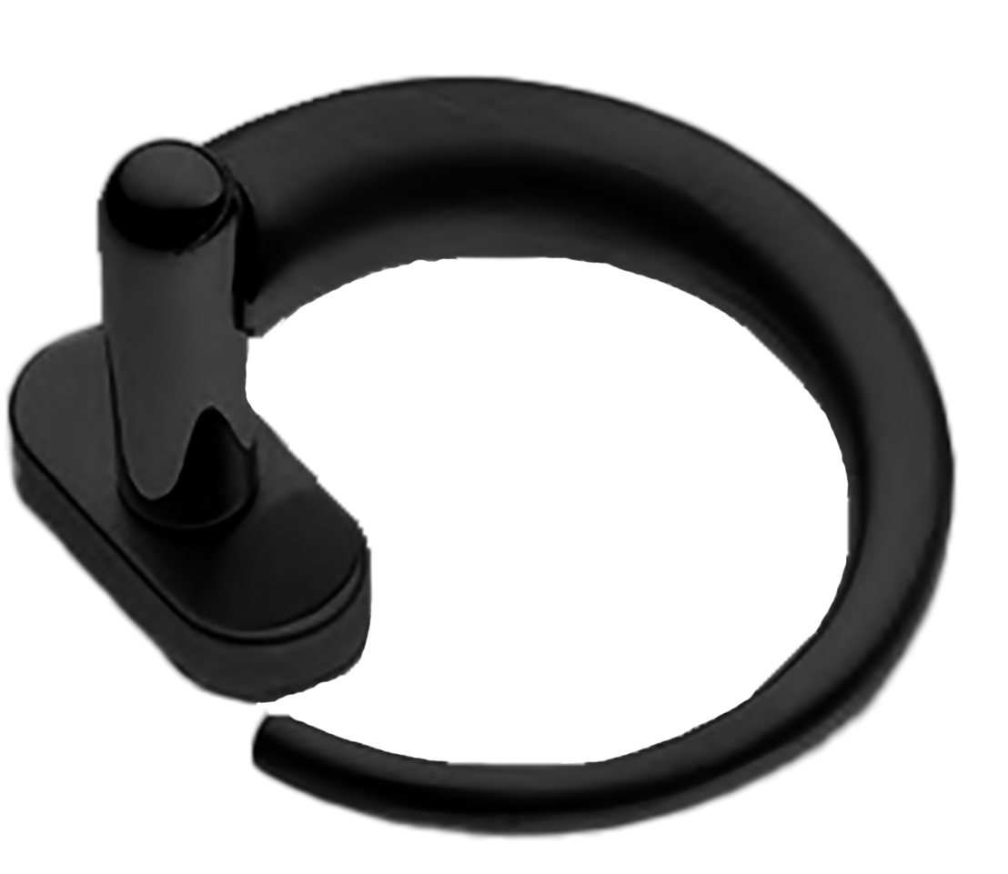 Ручка оконная LANGOUST W1 NERO, цвет - черный фото купить Курск