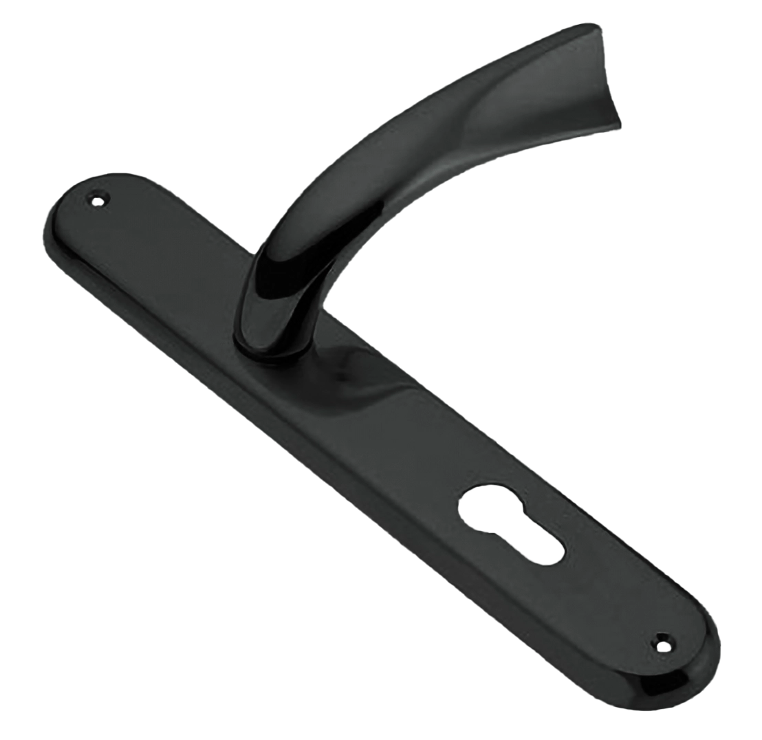 Ручка дверная на планке TENDER PL NIN, цвет черный никель, латунь фото купить в Курске