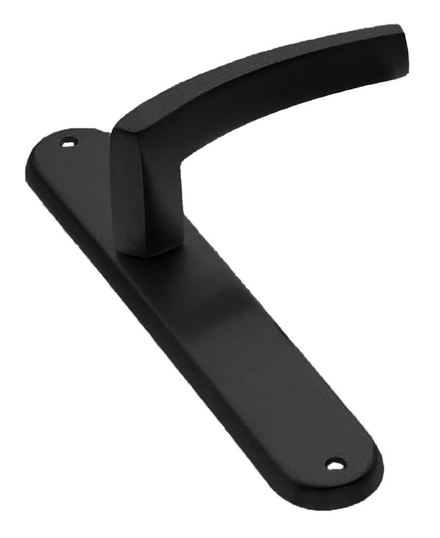 Ручка дверная на планке WIND PL NERO, цвет черный, латунь фото купить в Курске