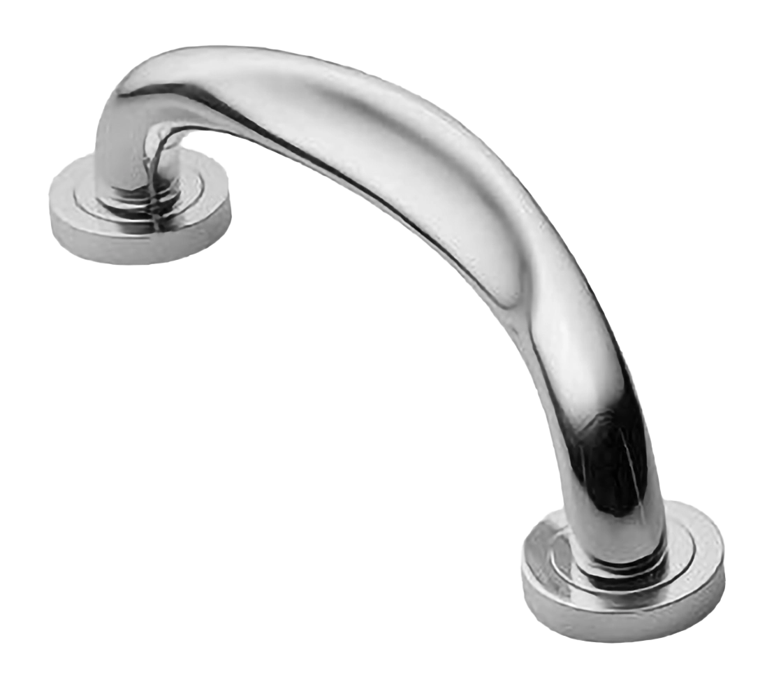 Ручка-скоба дверная RAFT PH CRO на круглой розетке, цвет хром, латунь фото купить в Курске