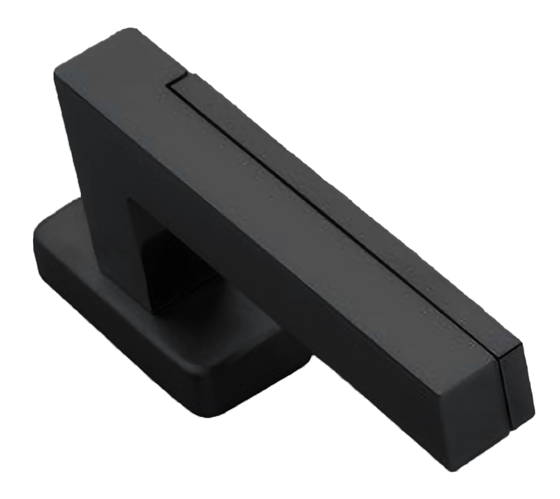 Ручка оконная ISLAND W1 NERO на прямоугольной розетке, цвет черный, латунь фото купить в Курске