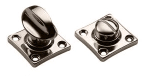 Завертка сантехническая LUX-WC-RIVA NIK на квадратной розетке цвет никель, ЦАМ фото купить в Курске