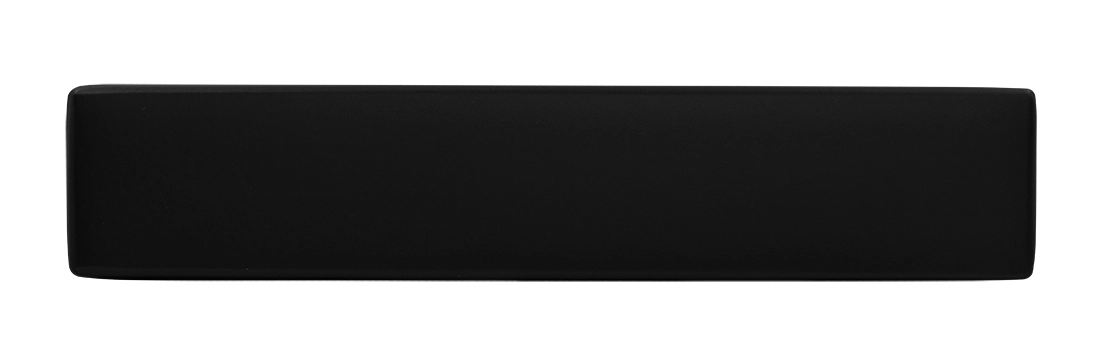 Ручка дверная SHUTTLE NERO-ST цвет черный soft-touch, ЦАМ фото купить в Курске