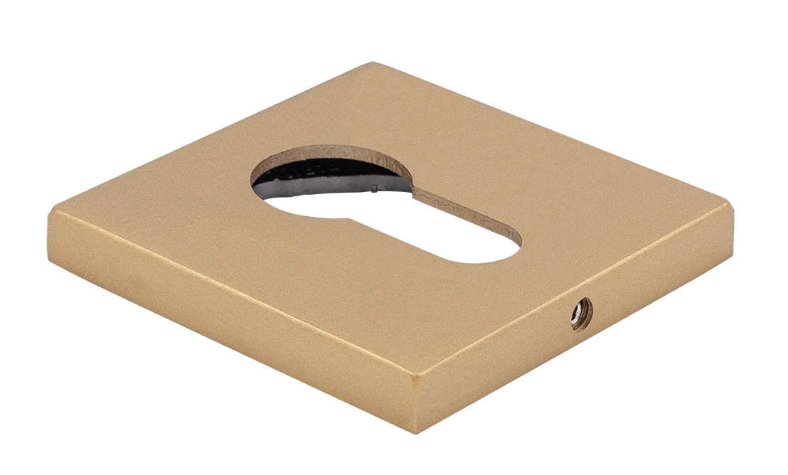 Накладка на замок MH-KH-S6 FTG под евроцилиндр, цвет матовое итальянское золото фото купить Курск