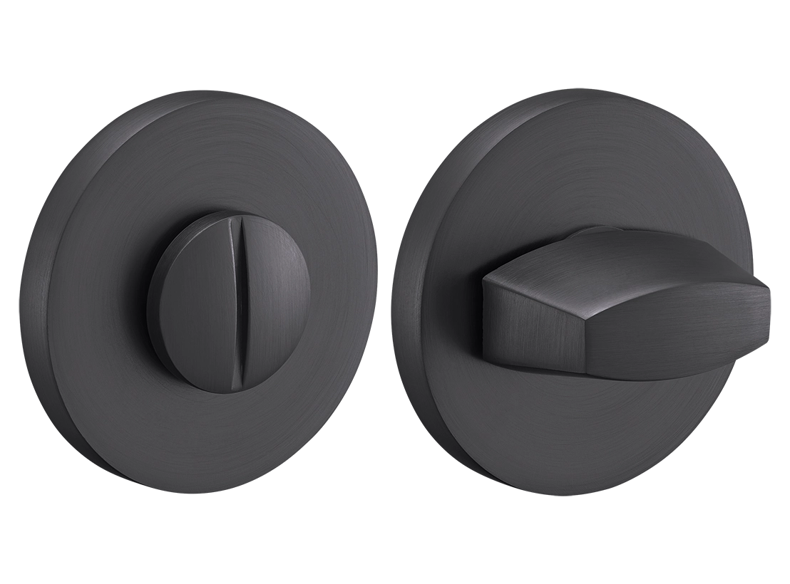 Завертка сантехническая MH-WC-R6 GR на круглой розетке, цвет графит, ЦАМ фото купить Курск