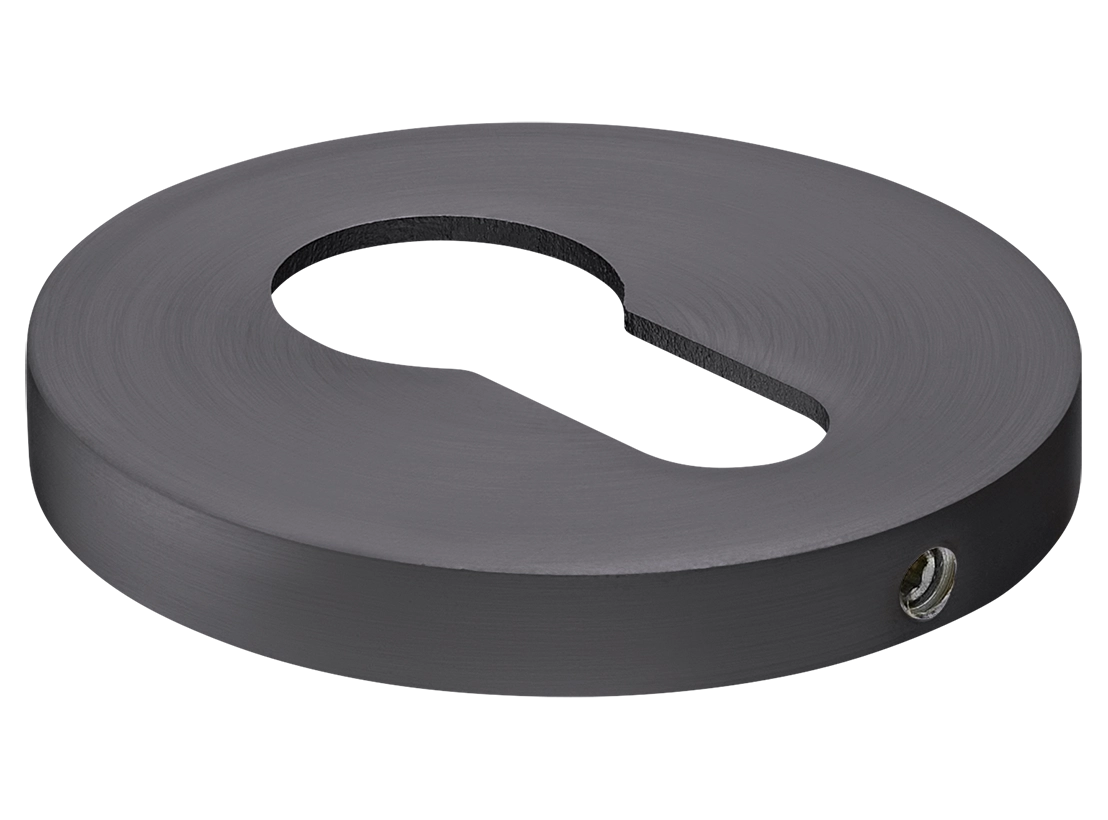 Накладка на замок MH-KH-R6 GR на круглой розетке, цвет матовый графит фото купить Курск