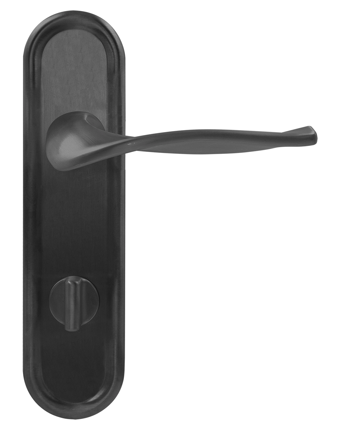 Ручка дверная SKYSCRAPER PLR WC SST на планке под сантехническую завертку, цвет Летняя гроза/Summer Storm фото купить в Курске