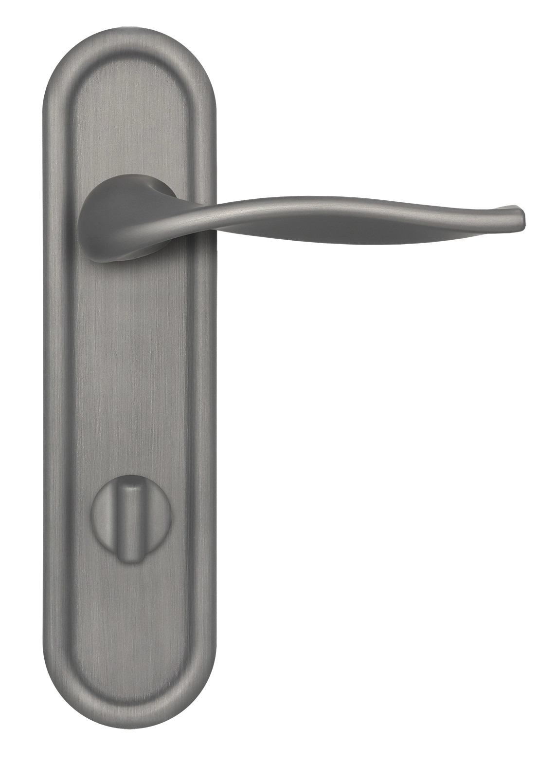 Ручка дверная SKYSCRAPER PLR WC WF на планке под сантехническую завертку, цвет Зимняя стужа/Winter Frost фото купить в Курске