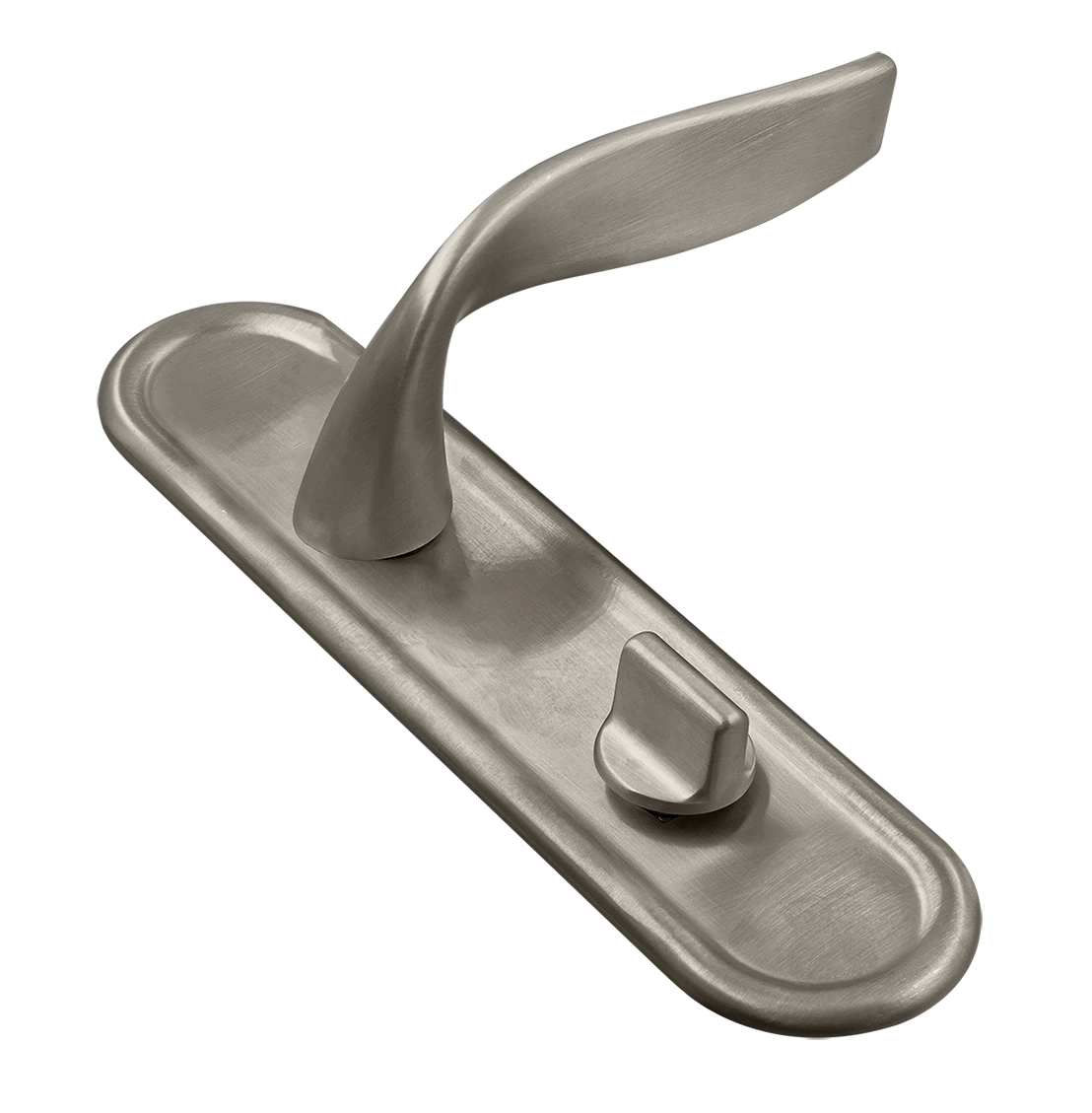 Ручка дверная SKYSCRAPER PLR WC SMI на планке под сантехническую завертку, цвет Весенняя дымка/Spring Mist фото купить Курск