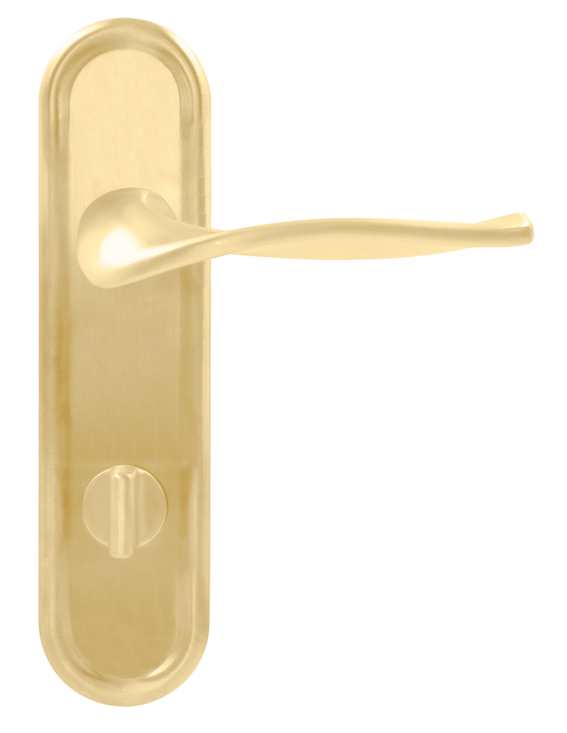 Ручка дверная SKYSCRAPER PLR WC AH на планке под сантехническую завертку, цвет Осенний мёд/Autumn Honey фото купить в Курске