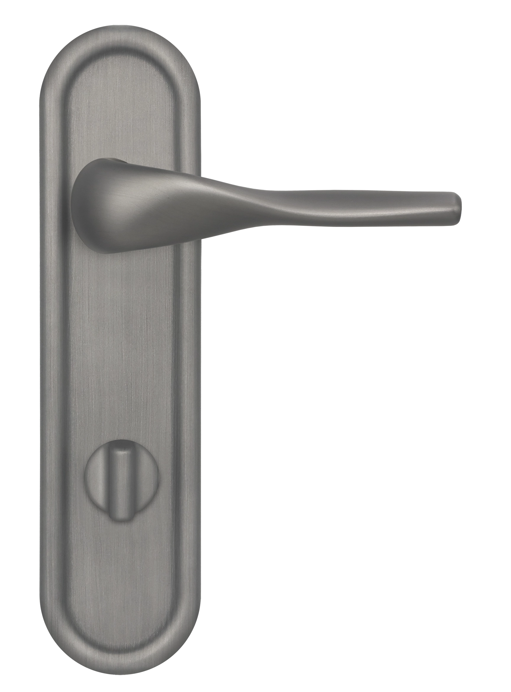 Ручка дверная LVB PLR WC WF на планке под сантехническую завертку, цвет Зимняя стужа/Winter Frost фото купить в Курске