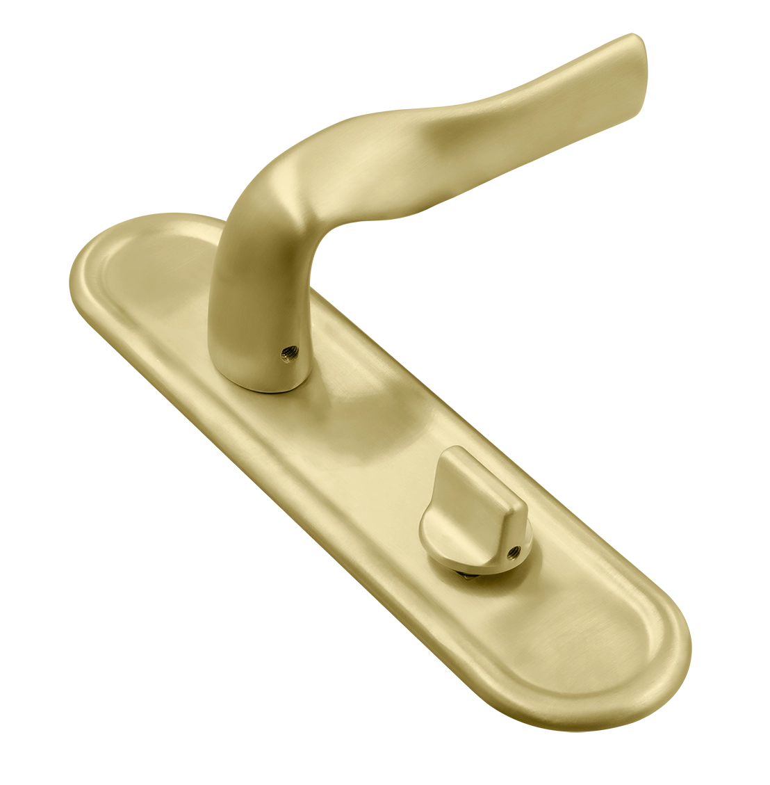 Ручка дверная LVB PLR WC AH на планке под сантехническую завертку, цвет Осенний мёд/Autumn Honey фото купить Курск