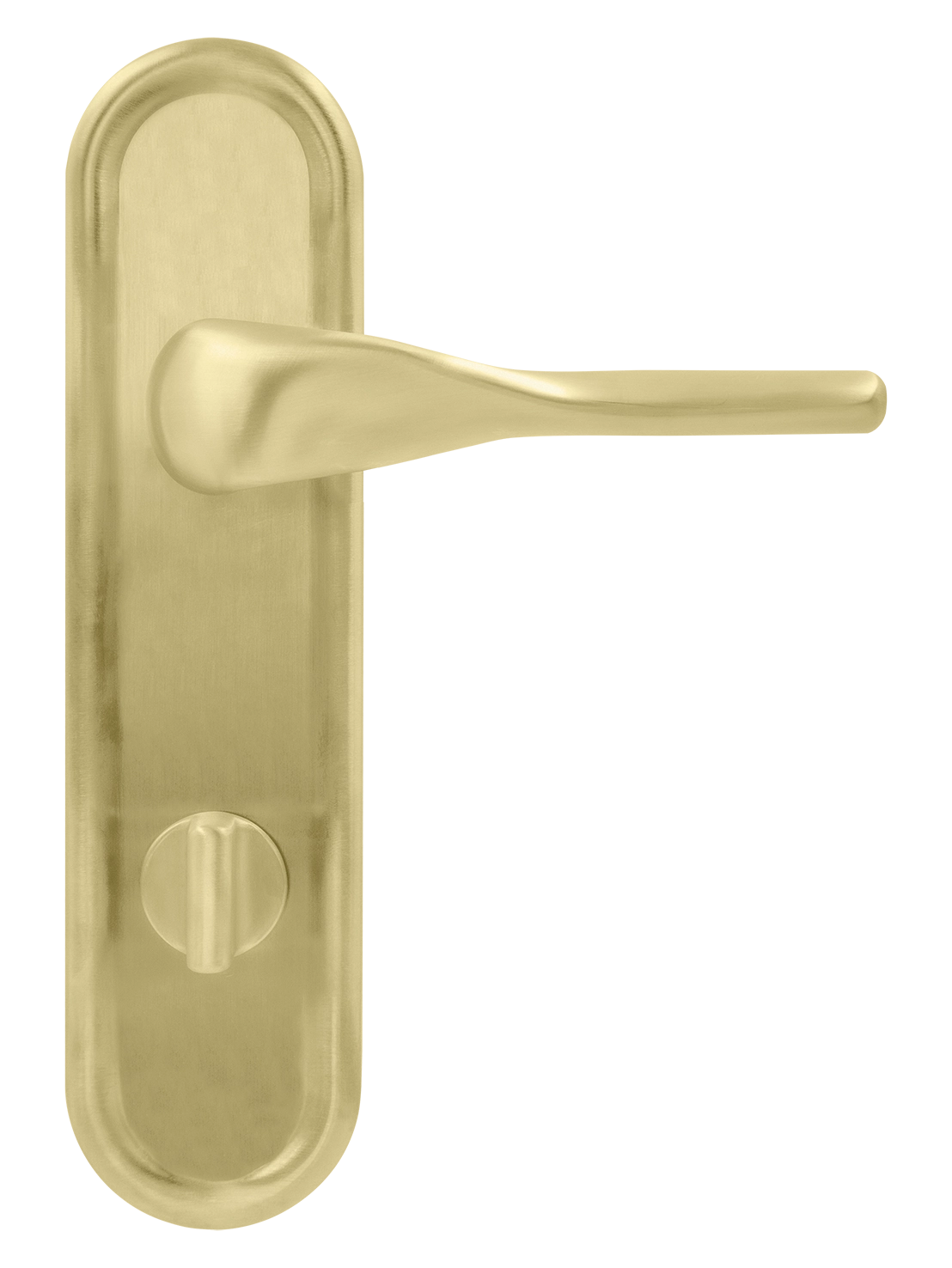 Ручка дверная LVB PLR WC AH на планке под сантехническую завертку, цвет Осенний мёд/Autumn Honey фото купить в Курске