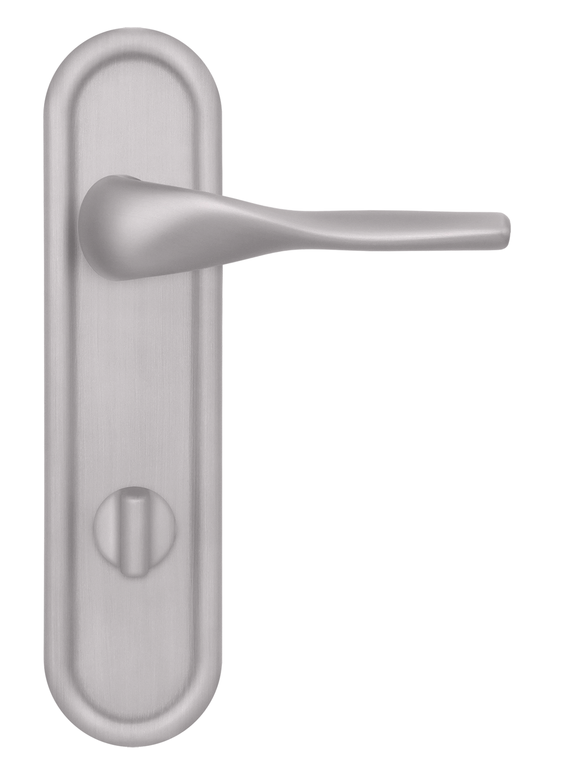 Ручка дверная LVB PLR WC SSW на планке под сантехническую завертку, цвет Стокгольмский снегопад/Stockholm Snowfall фото купить в Курске