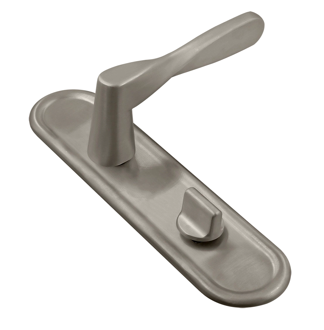 Ручка дверная THE OLYMPICS PLR WC SMI на планке под сантехническую завертку, цвет Весенняя дымка/Spring Mist фото купить Курск