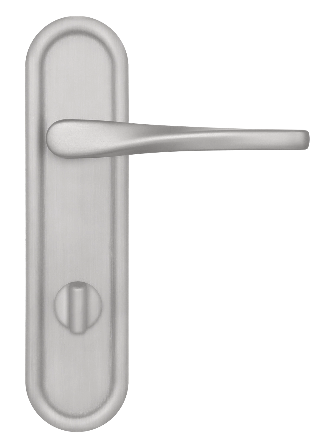 Ручка дверная THE OLYMPICS PLR WC SSW на планке под сантехническую завертку, цвет Стокгольмский снегопад/Stockholm Snowfall фото купить в Курске