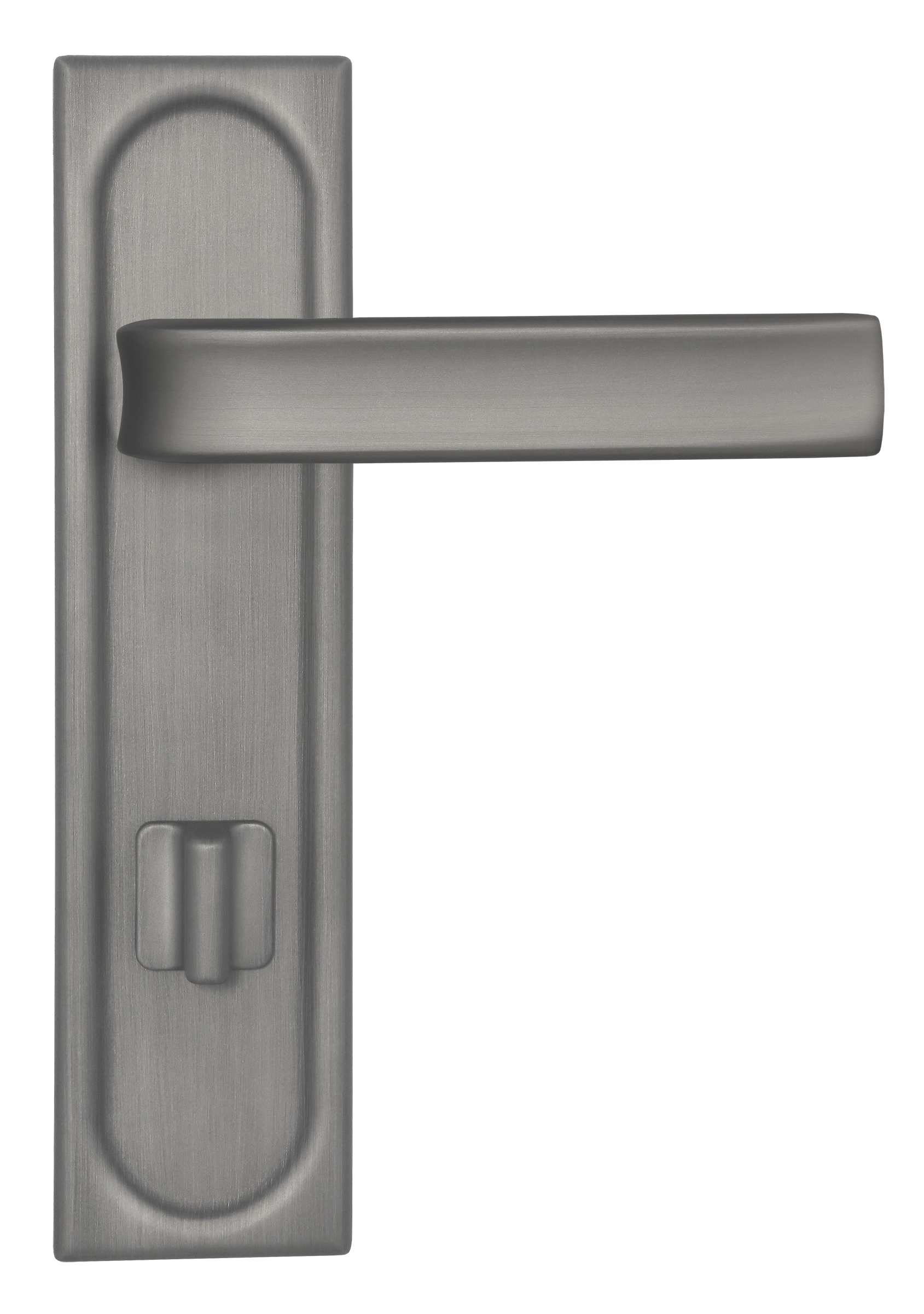 Ручка дверная THE BUS STATION PLS WC WF на планке под сантехническую завертку, цвет Зимняя стужа/Winter Frost фото купить в Курске