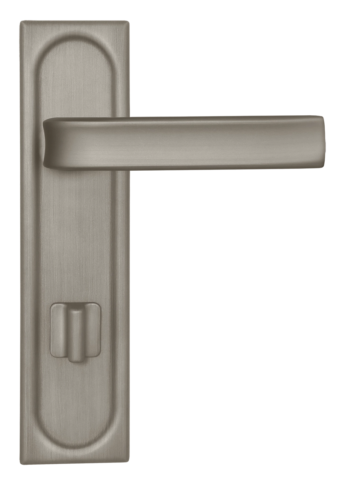 Ручка дверная THE BUS STATION PLS WC SMI на планке под сантехническую завертку, цвет Весенняя дымка/Spring Mist фото купить в Курске