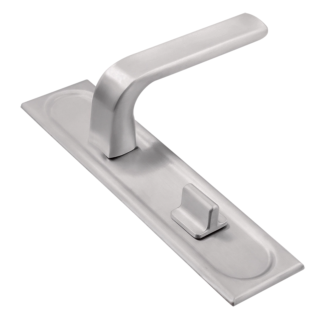 Ручка дверная THE BUS STATION PLS WC SSW на планке под сантехническую завертку, цвет Стокгольмский снегопад/Stockholm Snowfall фото купить Курск