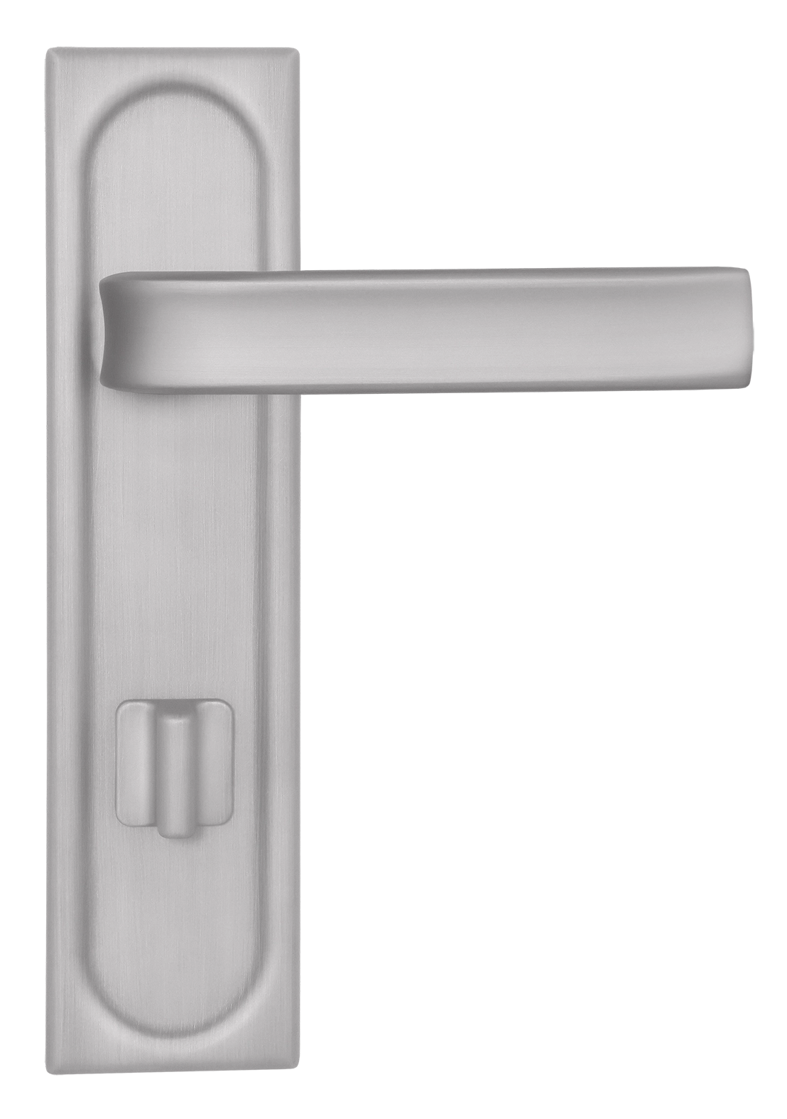 Ручка дверная THE BUS STATION PLS WC SSW на планке под сантехническую завертку, цвет Стокгольмский снегопад/Stockholm Snowfall фото купить в Курске