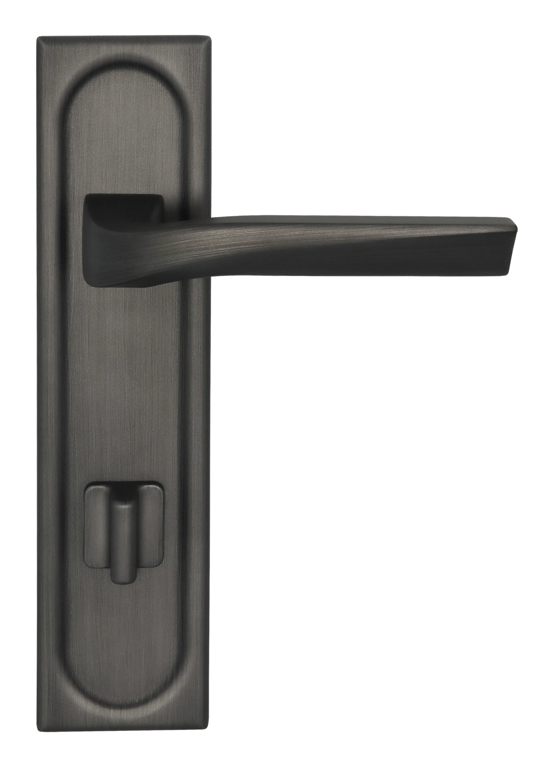 Ручка дверная WD CONCERT HALL PLS WC SST на планке под сантехническую завертку, цвет Летняя гроза/Summer Storm фото фурнитура Курск