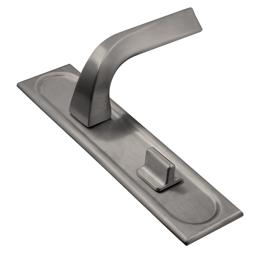 Ручка дверная WD CONCERT HALL PLS WC WF на планке под сантехническую завертку, цвет Зимняя стужа/Winter Frost фото купить Курск