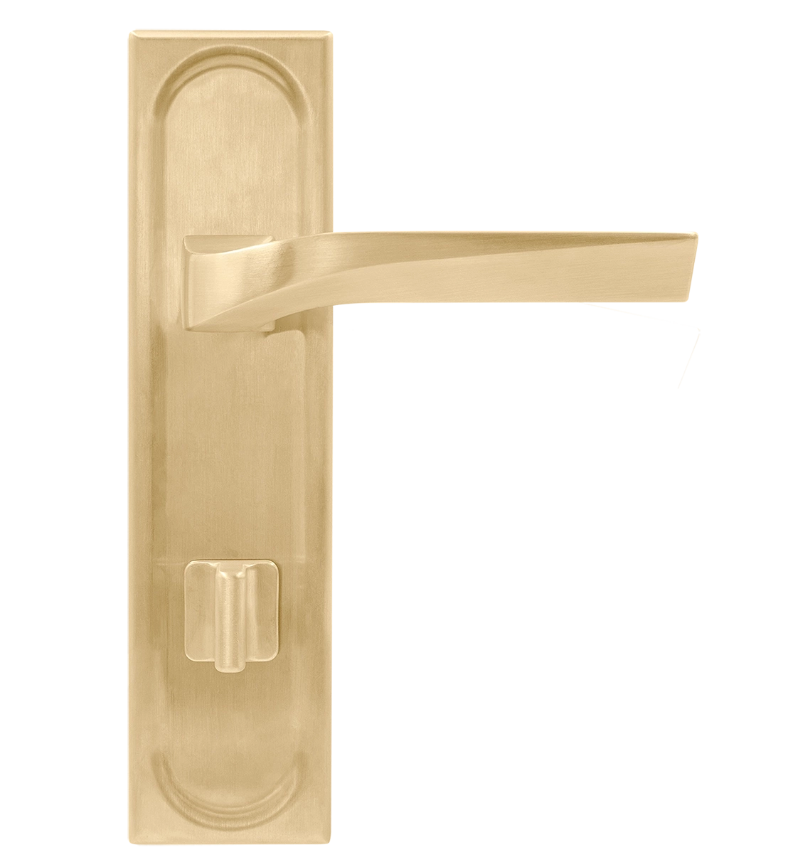 Ручка дверная WD CONCERT HALL PLS WC AH на планке под сантехническую завертку, цвет Осенний мёд/Autumn Honey фото купить в Курске