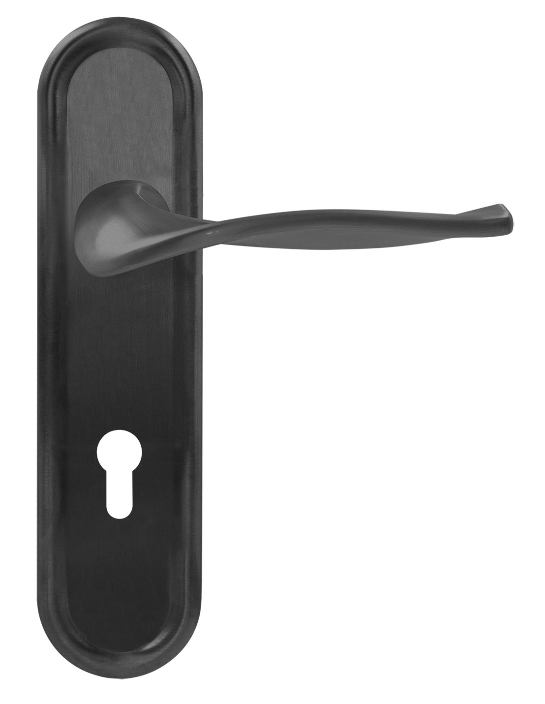 Ручка дверная SKYSCRAPER PLR KH SST на планке под ключевой цилиндр, цвет Летняя гроза/Summer Storm фото купить Курск