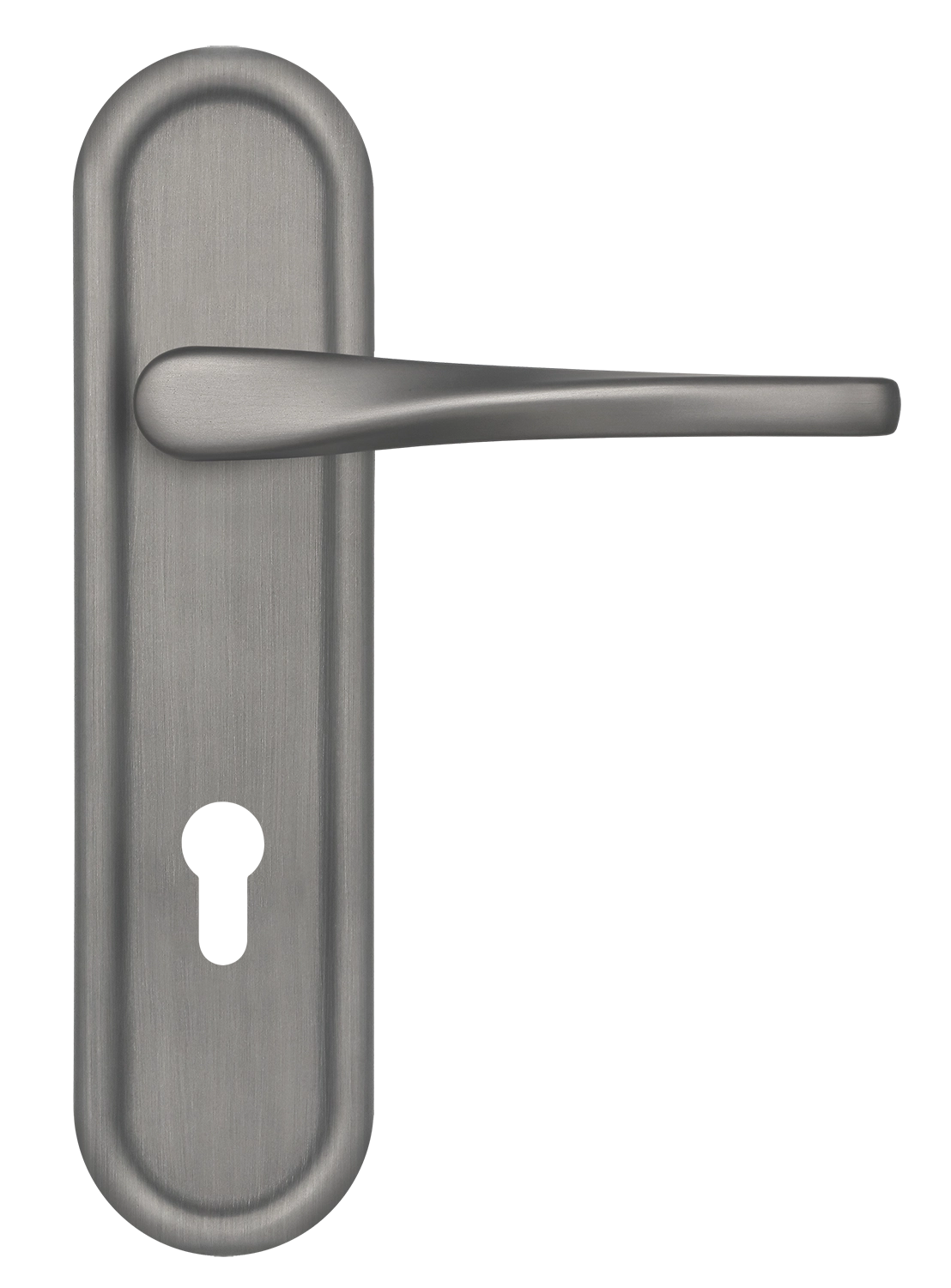 Ручка дверная THE OLYMPICS PLR KH WF на планке под ключевой цилиндр, цвет Зимняя стужа/Winter Frost фото купить Курск