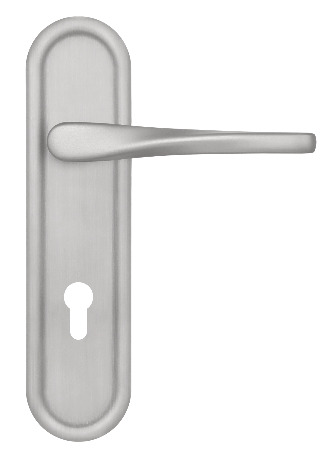 Ручка дверная THE OLYMPICS PLR KH SSW на планке под ключевой цилиндр, цвет Стокгольмский снегопад/Stockholm Snowfall фото купить Курск