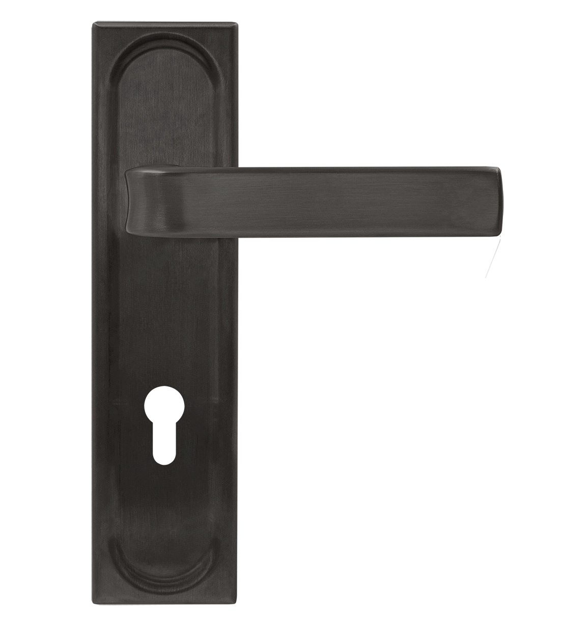 Ручка дверная THE BUS STATION PLS KH SST на планке под ключевой цилиндр, цвет Летняя гроза/Summer Storm фото купить Курск