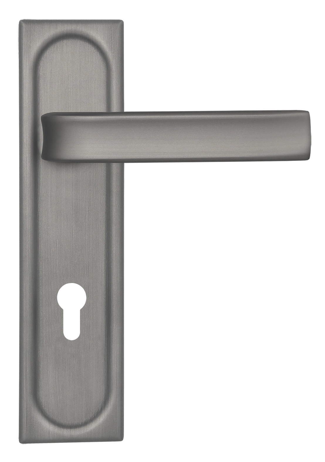 Ручка дверная THE BUS STATION PLS KH WF на планке под ключевой цилиндр, цвет Зимняя стужа/Winter Frost фото купить Курск