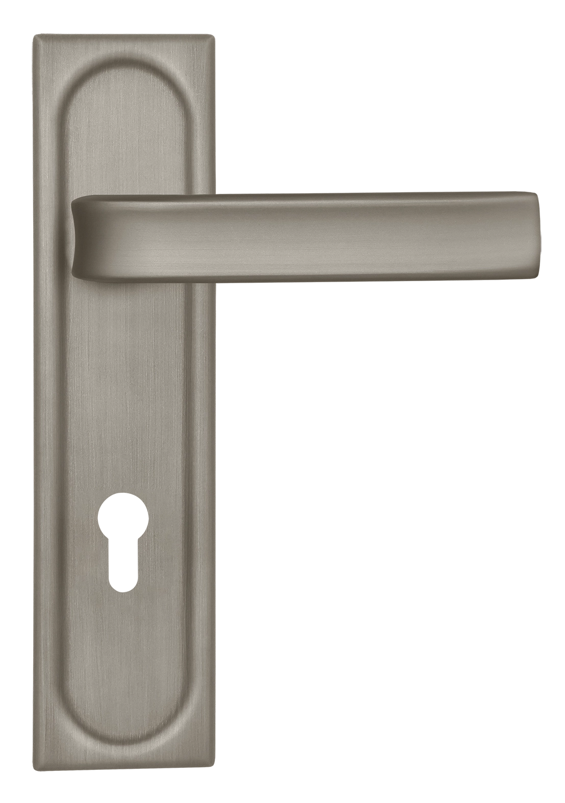 Ручка дверная THE BUS STATION PLS KH SMI на планке под ключевой цилиндр, цвет Весенняя дымка/Spring Mist фото купить Курск