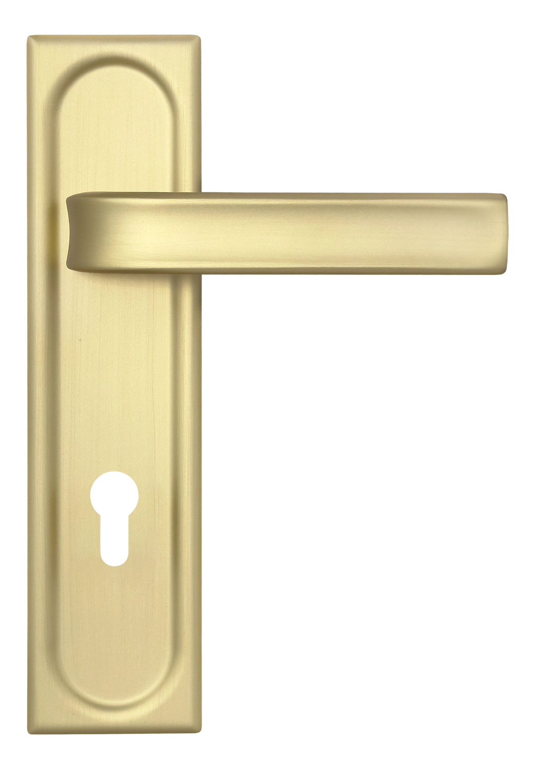 Ручка дверная THE BUS STATION PLS KH AH на планке под ключевой цилиндр, цвет Весенняя дымка/Spring Mist фото купить Курск