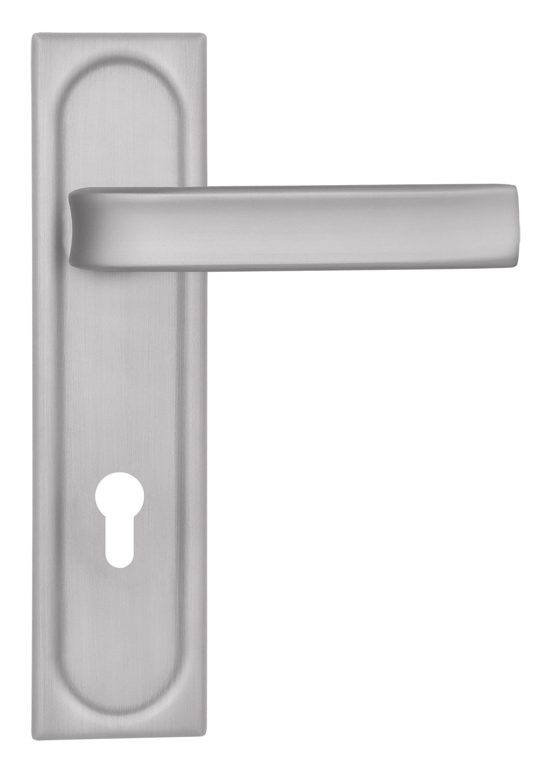 Ручка дверная THE BUS STATION PLS KH SSW на планке под ключевой цилиндр, цвет Стокгольмский снегопад/Stockholm Snowfall фото купить Курск