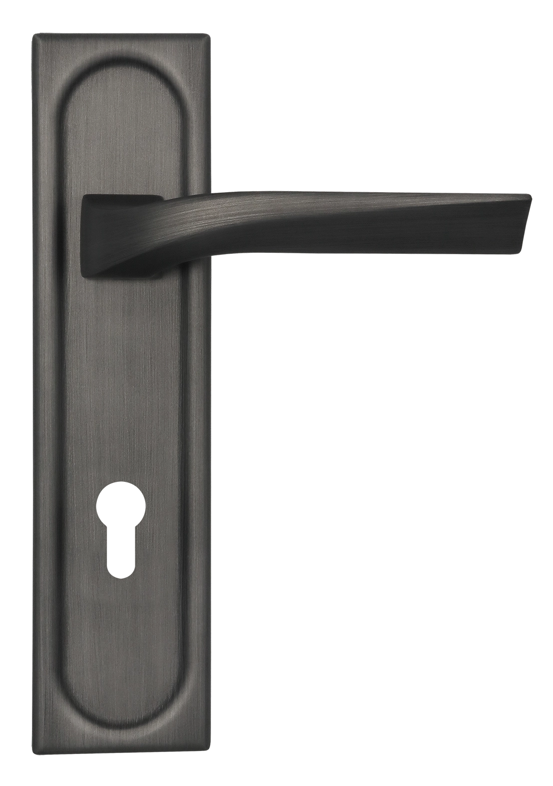 Ручка дверная WD CONCERT HALL PLS KH SST на планке под ключевой цилиндр, цвет Летняя гроза/Summer Storm фото купить Курск