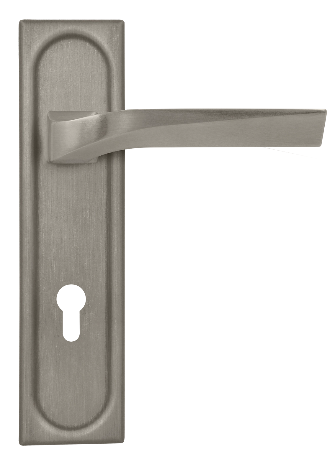 Ручка дверная WD CONCERT HALL PLS KH SMI на планке под ключевой цилиндр, цвет Весенняя дымка/Spring Mist фото купить Курск