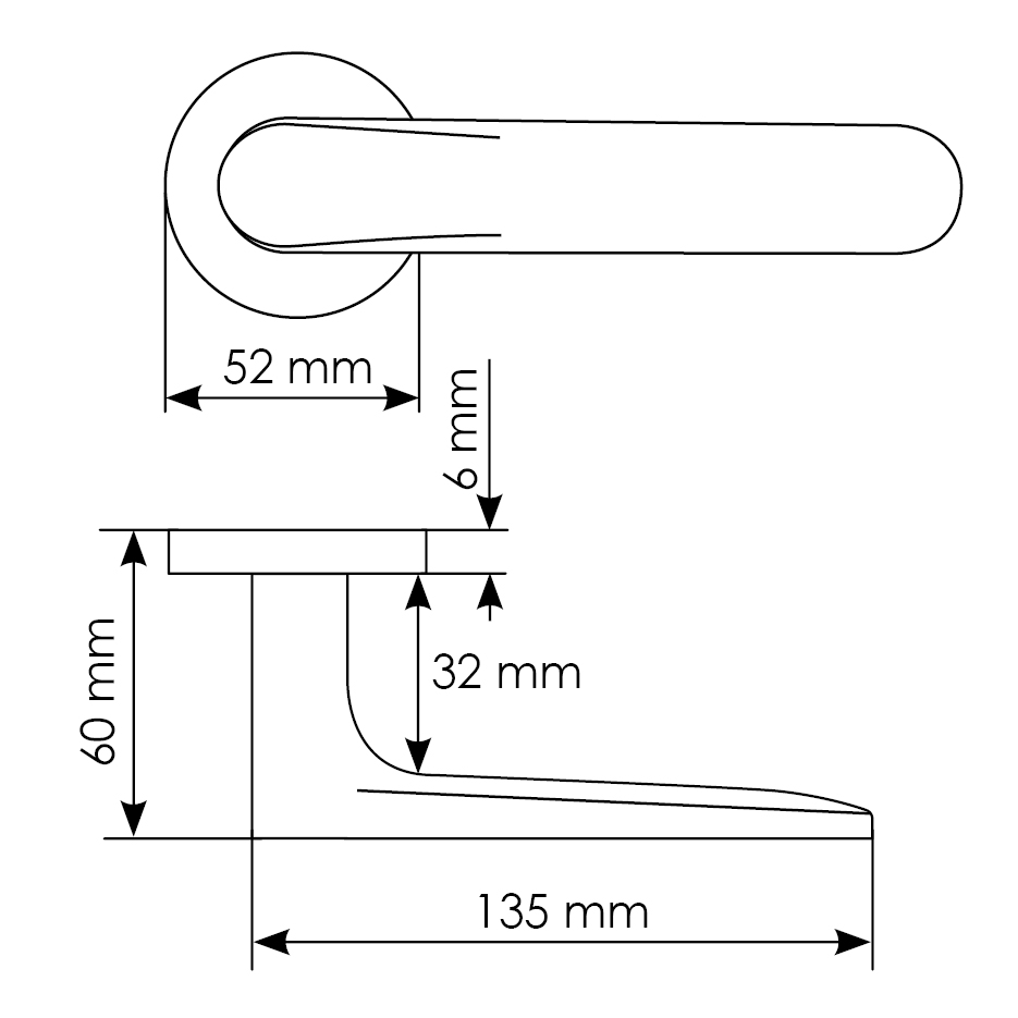 Комплект дверных ручек MH-59-R6 BL с заверткой MH-WC-R6 BL + магнитный замок M1895 BL, цвет черный фотомореллиКурск