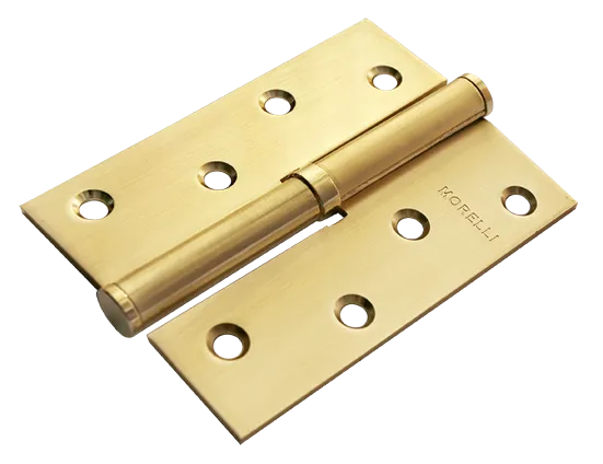 Петля разъемная карточная MSND 100X70X2.5 SG R с подшипником стальная правая, врезная, цвет матовое золото фото купить Курск