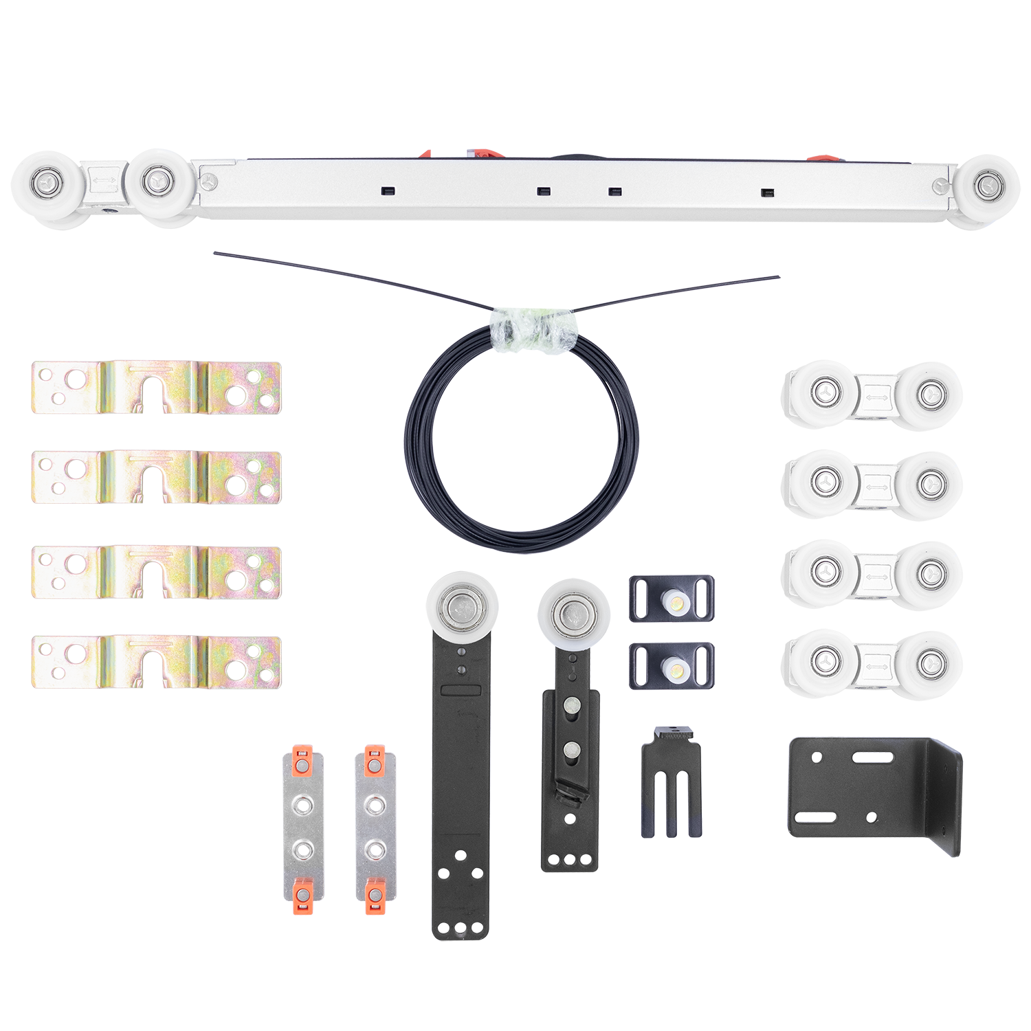 SET-TS 3+1, комплект системы TS для раздвижных дверей на 4 полотна (3 подвижных и 1 стационарное) фото купить Курск