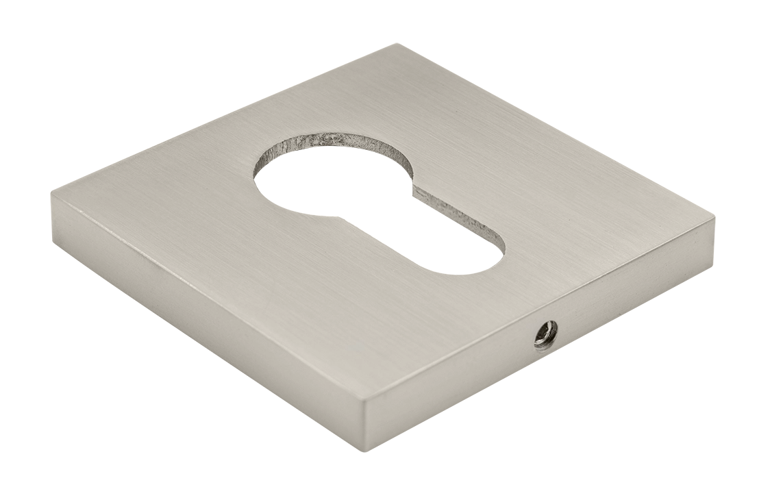 Накладка на замок MH-KH-S6 MSN под евроцилиндр, цвет матовый хром фото купить Курск